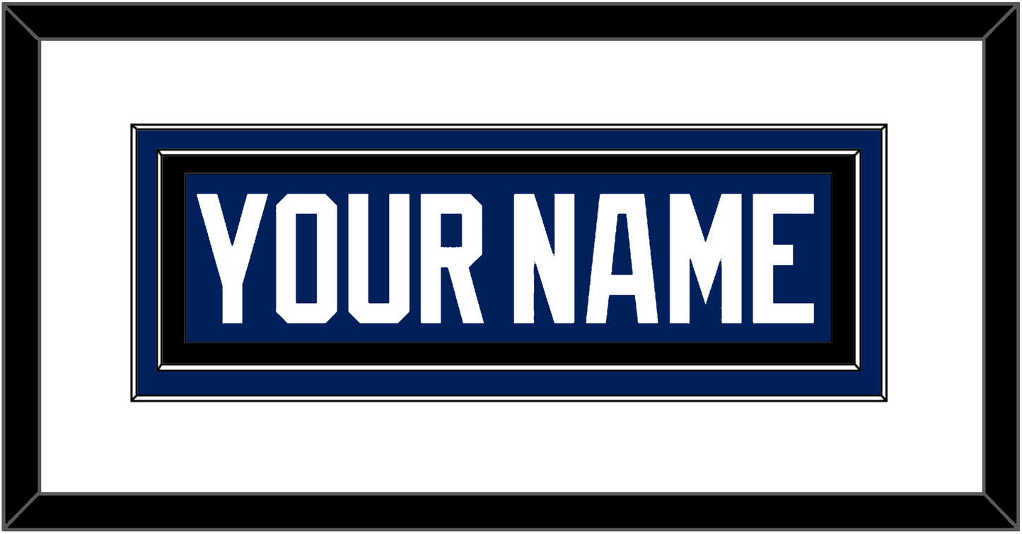 Tampa Bay Nameplate - Home Blue - Signature Tier 2
