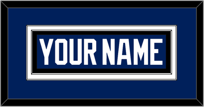 Tampa Bay Nameplate - Home Blue - Signature Tier 3