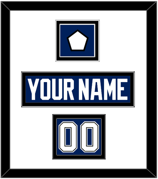 Tampa Bay Nameplate, Number (Shoulder) & Jersey Logo Patch - Home Blue - Signature Tier 1
