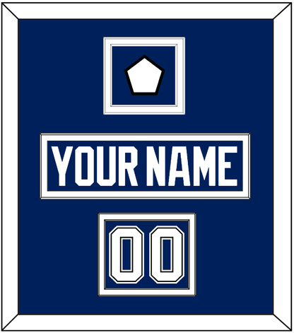 Tampa Bay Nameplate, Number (Shoulder) & Jersey Logo Patch - Home Blue - Signature Tier 2