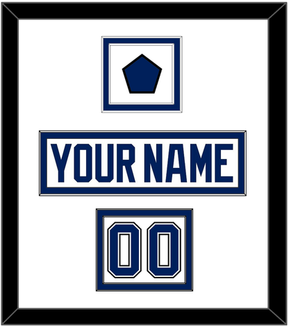 Tampa Bay Nameplate, Number (Shoulder) & Jersey Logo Patch - Road White - Signature Tier 1