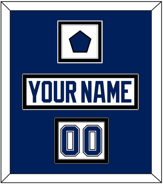Tampa Bay Nameplate, Number (Shoulder) & Jersey Logo Patch - Road White - Signature Tier 2