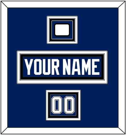Tampa Bay Nameplate, Number (Shoulder) & Jersey Logo Patch - Home Blue - Premier Tier 3