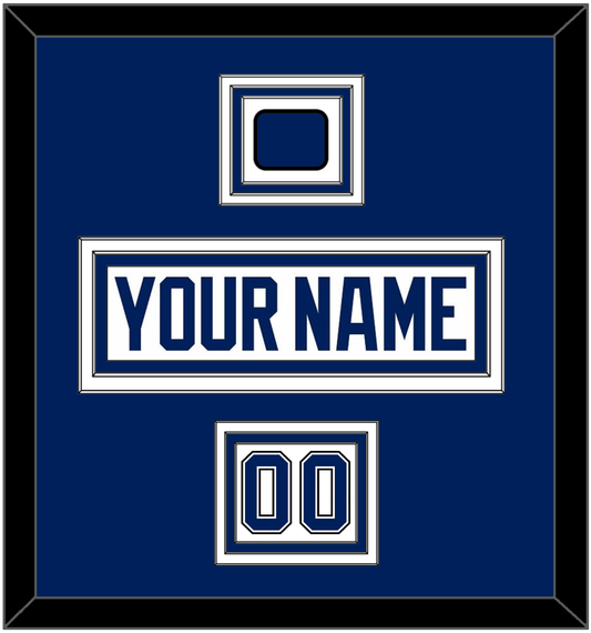 Tampa Bay Nameplate, Number (Shoulder) & Jersey Logo Patch - Road White - Premier Tier 2