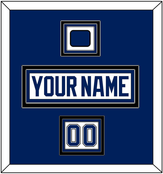 Tampa Bay Nameplate, Number (Shoulder) & Jersey Logo Patch - Road White - Premier Tier 3