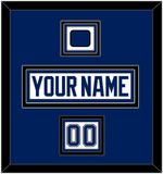 Tampa Bay Nameplate, Number (Shoulder) & Jersey Logo Patch - Road White - Triple Mat 3