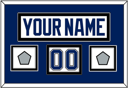 Tampa Bay Nameplate & Number (Shoulder) With 2020 & 2021 Stanley Cup Champions Patches - Road White - Signature Tier 2