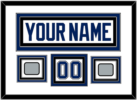 Tampa Bay Nameplate & Number (Shoulder) With 2020 & 2021 Stanley Cup Champions Patches - Road White - Premier Tier 1
