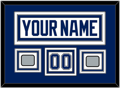 Tampa Bay Nameplate & Number (Shoulder) With 2020 & 2021 Stanley Cup Finals Patches - Road White - Premier Tier 2