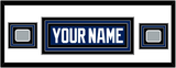 Tampa Bay Nameplate With 2 Stanley Cup Finals Patches - Home Blue - Triple Mat 2