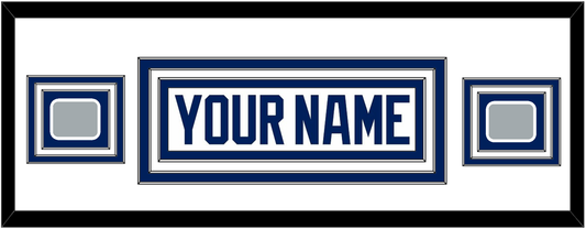 Tampa Bay Nameplate With 2020 & 2021 Stanley Cup Finals Patches - Road White - Premier Tier 2