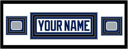 Tampa Bay Nameplate With 2020 & 2021 Stanley Cup Finals Patches - Road White - Premier Tier 4