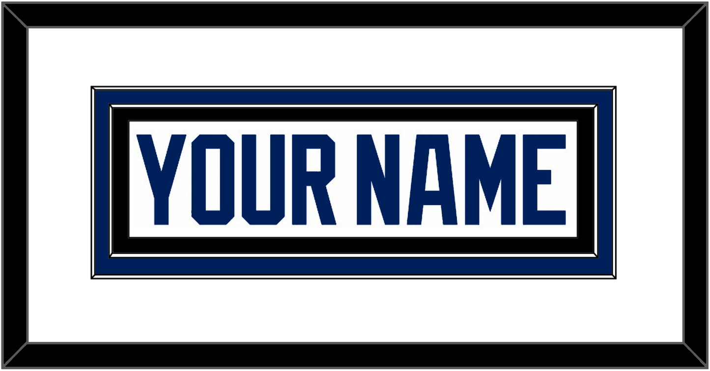 Tampa Bay Nameplate - Road White - Signature Tier 1