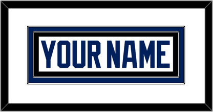 Tampa Bay Nameplate - Road White - Signature Tier 1