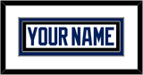 Tampa Bay Nameplate - Road White - Double Mat 1