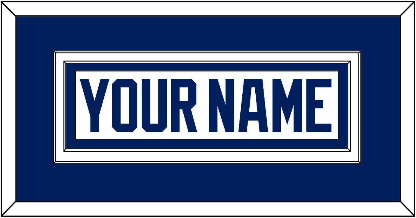 Tampa Bay Nameplate - Road White - Signature Tier 2