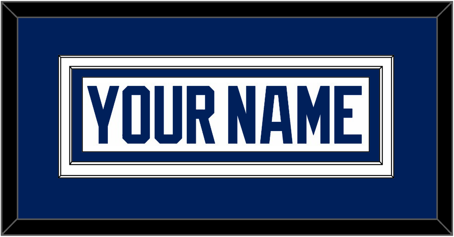 Tampa Bay Nameplate - Road White - Signature Tier 2