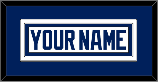 Tampa Bay Nameplate - Road White - Signature Tier 2