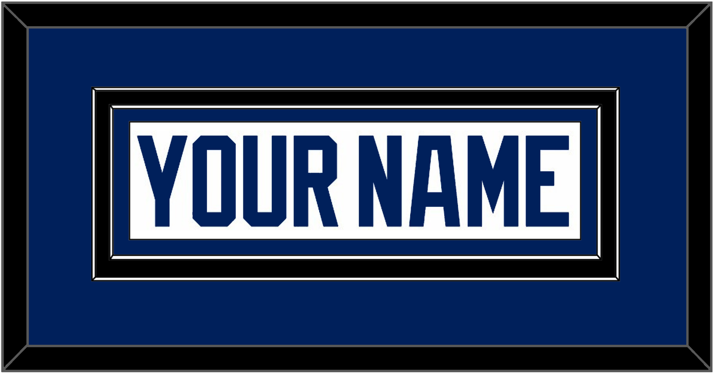 Tampa Bay Nameplate - Road White - Signature Tier 3