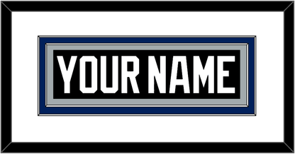 Tampa Bay Nameplate - Road Black (2001-2007) - Signature Tier 1