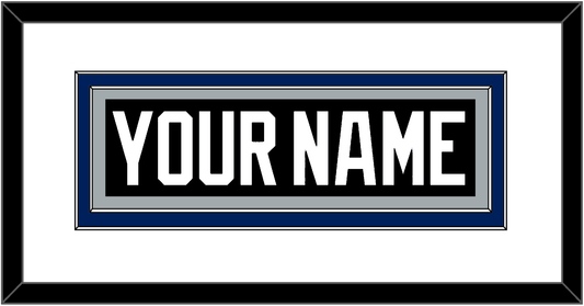 Tampa Bay Nameplate - Road Black (2001-2007) - Signature Tier 1