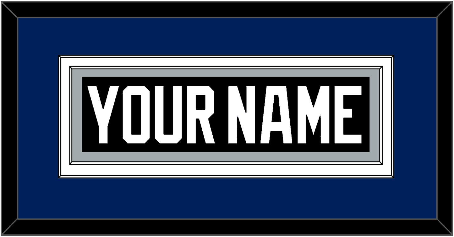 Tampa Bay Nameplate - Road Black (2001-2007) - Signature Tier 2