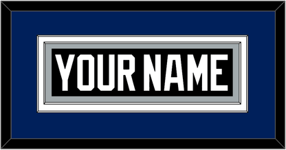 Tampa Bay Nameplate - Road Black (2001-2007) - Signature Tier 2
