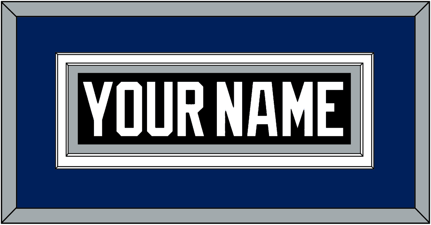 Tampa Bay Nameplate - Road Black (2001-2007) - Signature Tier 2