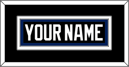 Tampa Bay Nameplate - Road Black (2001-2007) - Signature Tier 3