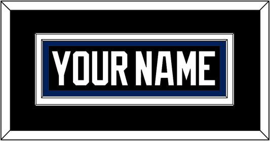 Tampa Bay Nameplate - Road Black (2001-2007) - Signature Tier 3