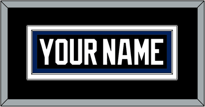 Tampa Bay Nameplate - Road Black (2001-2007) - Signature Tier 3