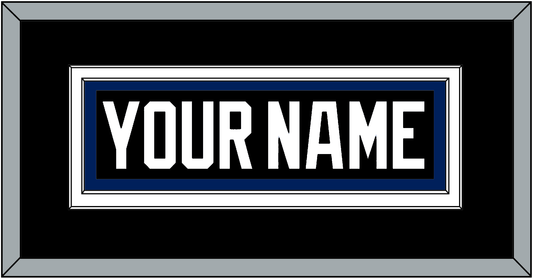 Tampa Bay Nameplate - Road Black (2001-2007) - Signature Tier 3