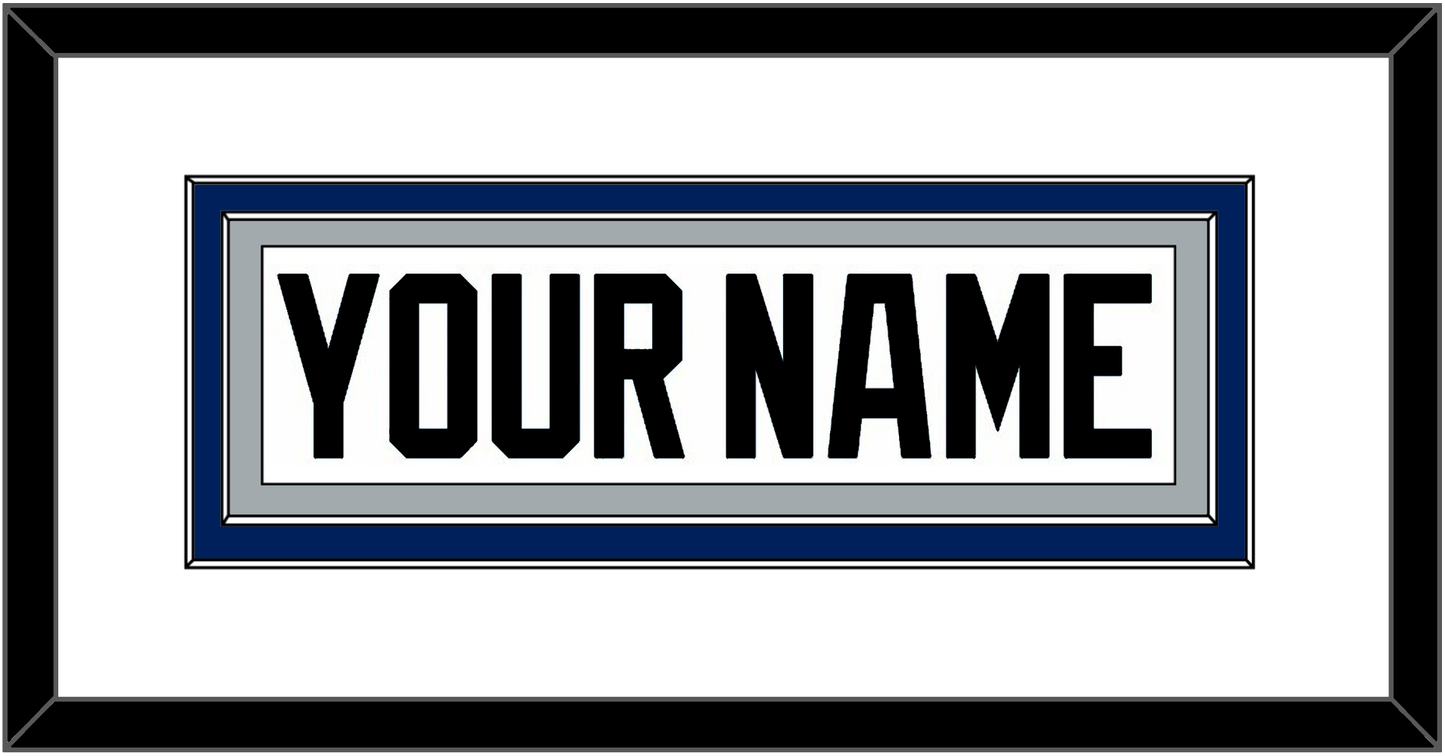 Tampa Bay Nameplate - Home White (2001-2007) - Signature Tier 1