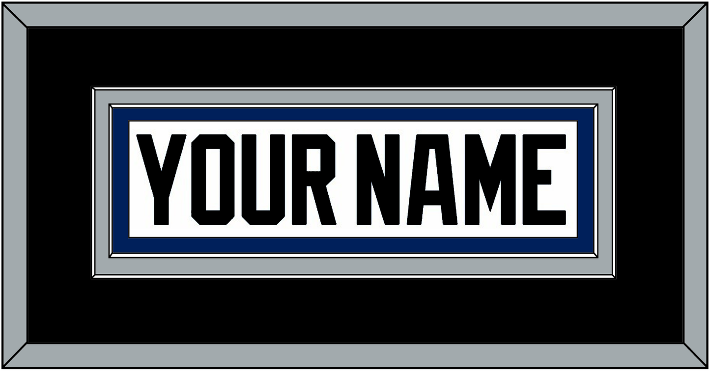 Tampa Bay Nameplate - Home White (2001-2007) - Signature Tier 2