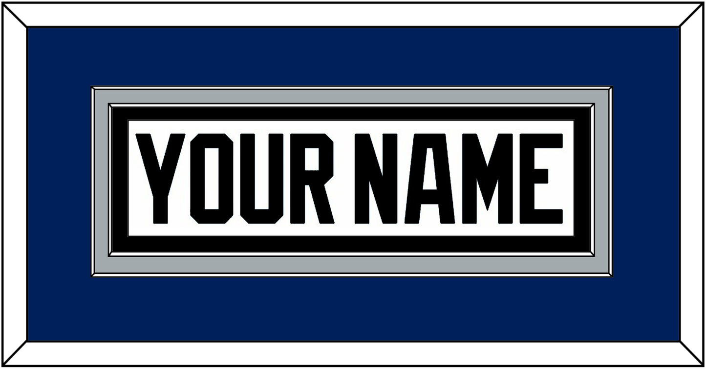 Tampa Bay Nameplate - Home White (2001-2007) - Signature Tier 3