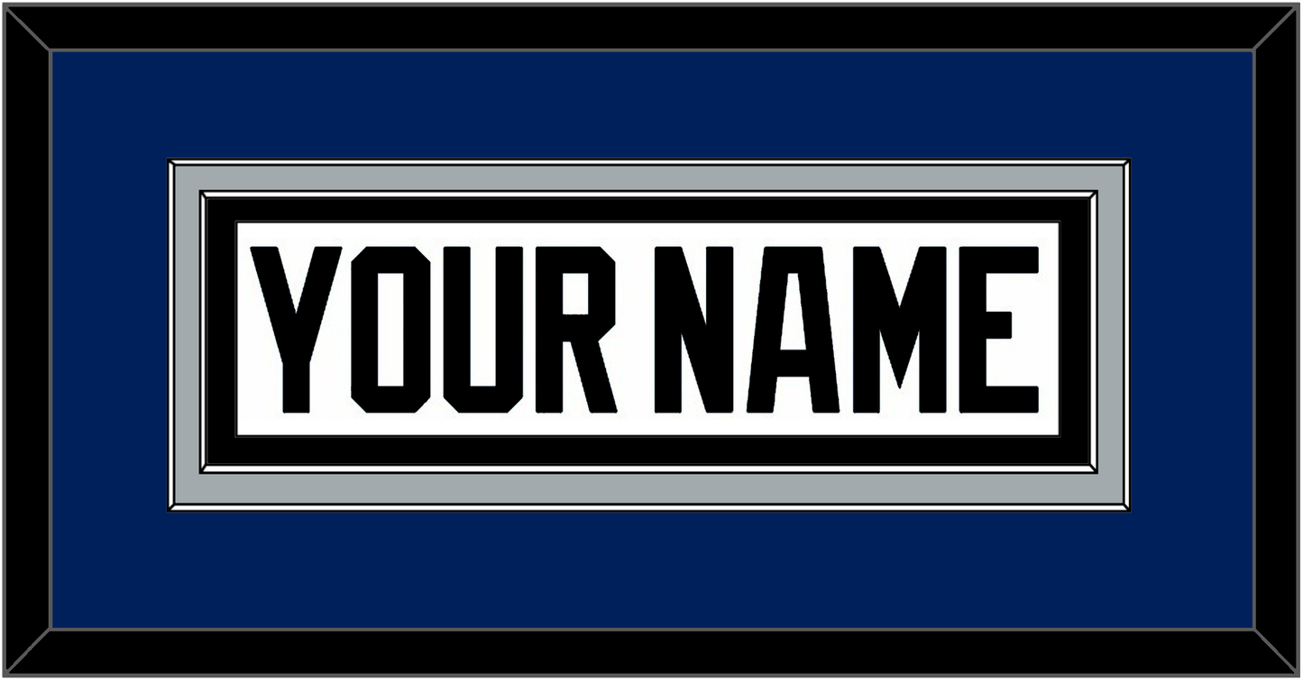 Tampa Bay Nameplate - Home White (2001-2007) - Signature Tier 3