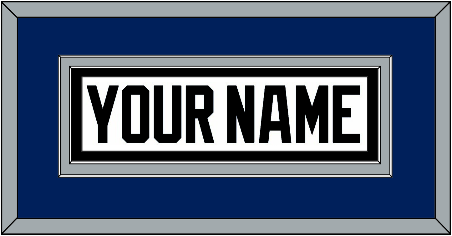 Tampa Bay Nameplate - Home White (2001-2007) - Signature Tier 3