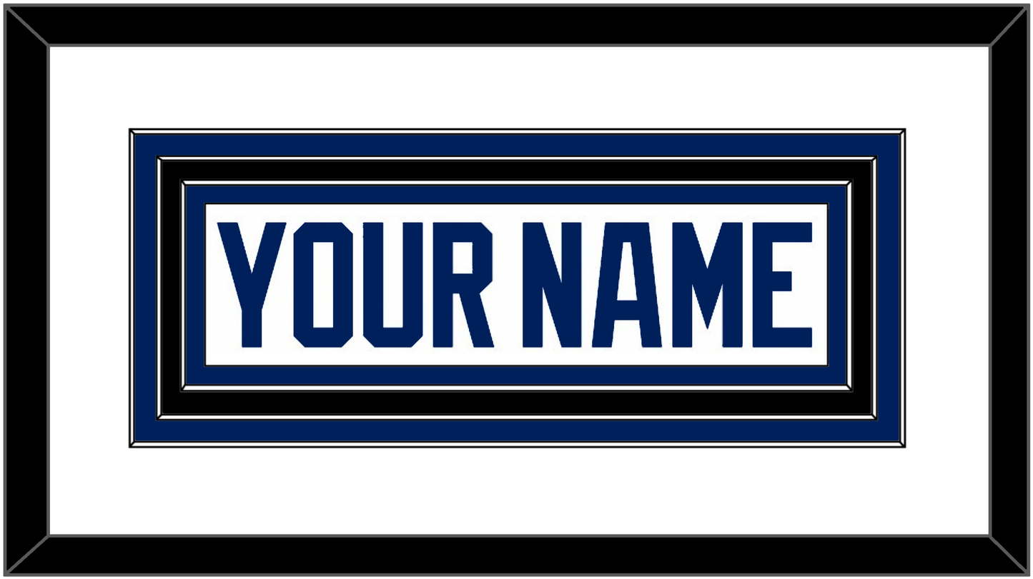 Tampa Bay Nameplate - Road White - Premier Tier 1