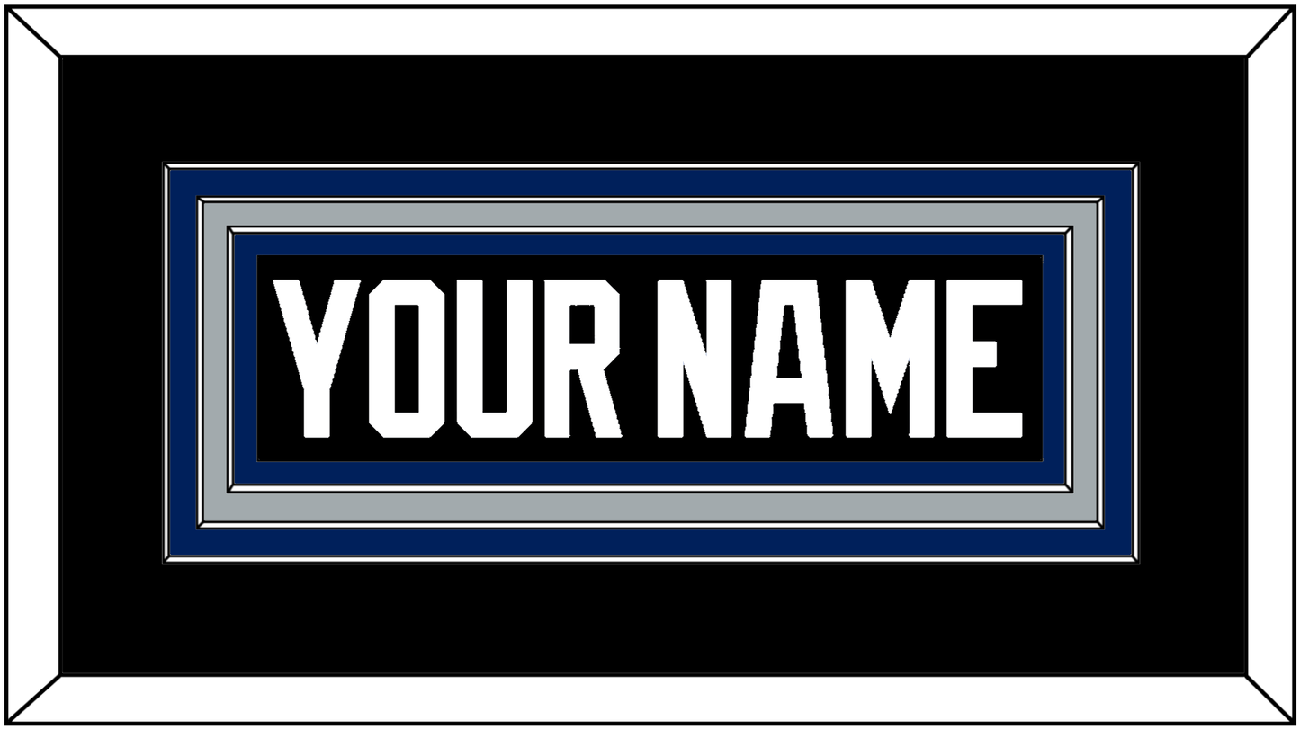 Tampa Bay Nameplate - Road Black (2001-2007) - Premier Tier 2