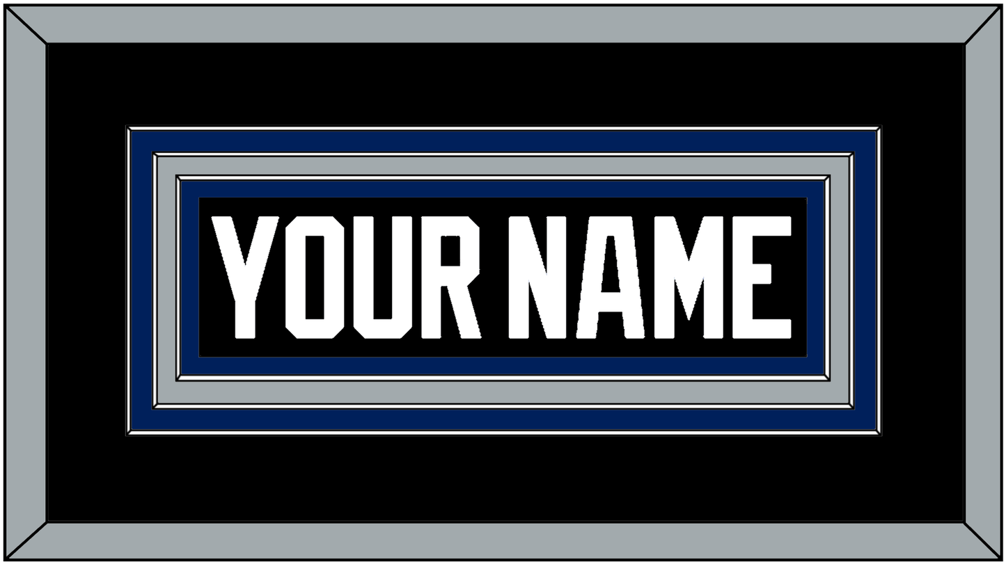 Tampa Bay Nameplate - Road Black (2001-2007) - Premier Tier 2