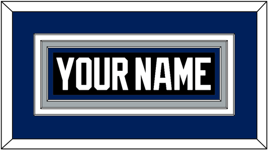 Tampa Bay Nameplate - Road Black (2001-2007) - Premier Tier 3