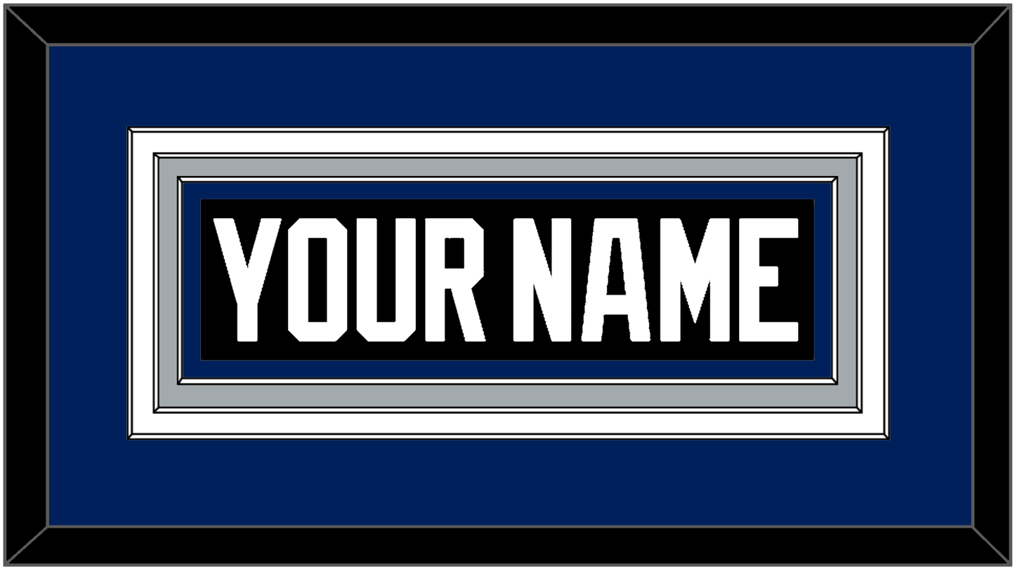 Tampa Bay Nameplate - Road Black (2001-2007) - Premier Tier 3