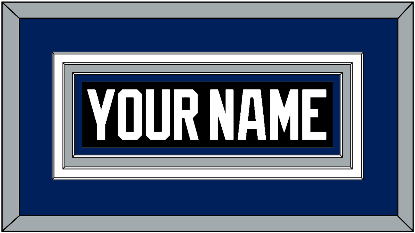 Tampa Bay Nameplate - Road Black (2001-2007) - Premier Tier 3