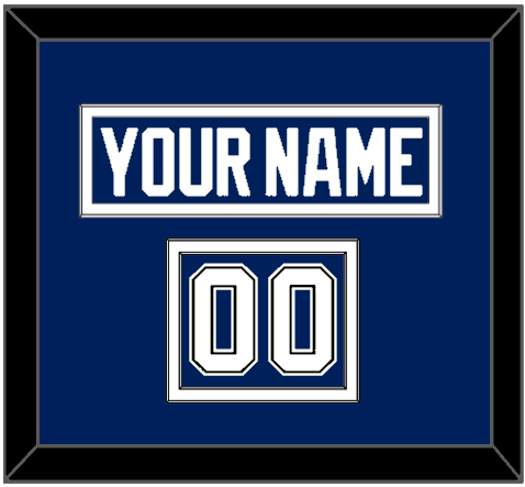Tampa Bay Nameplate & Number (Shoulder) - Home Blue - Signature Tier 2