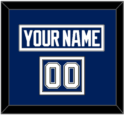 Tampa Bay Nameplate & Number (Shoulder) - Home Blue - Signature Tier 2