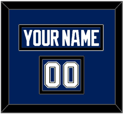 Tampa Bay Nameplate & Number (Shoulder) - Home Blue - Signature Tier 3