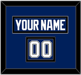 Tampa Bay Nameplate & Number (Shoulder) - Home Blue - Double Mat 3