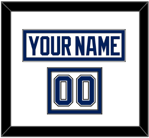 Tampa Bay Nameplate & Number (Shoulder) - Road White - Signature Tier 1