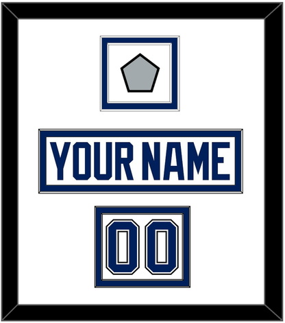 Tampa Bay Nameplate & Number (Shoulder) With 2020 Or 2021 Stanley Cup Champions Patch - Road White - Signature Tier 1