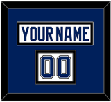 Tampa Bay Nameplate & Number (Shoulder) - Road White - Double Mat 2